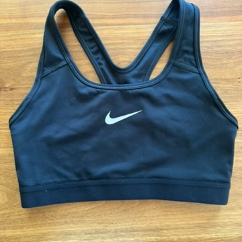 Nike Black Racerback Sports Bra | Medium Support
